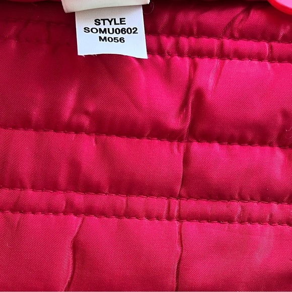 Sigrid Olsen Red Quilted Normcore Scandi Girl Knit Sleeve Shirt Jacket Size M - Picture 11 of 11